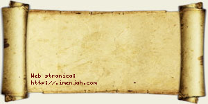 Andjelina Alimpić vizit kartica